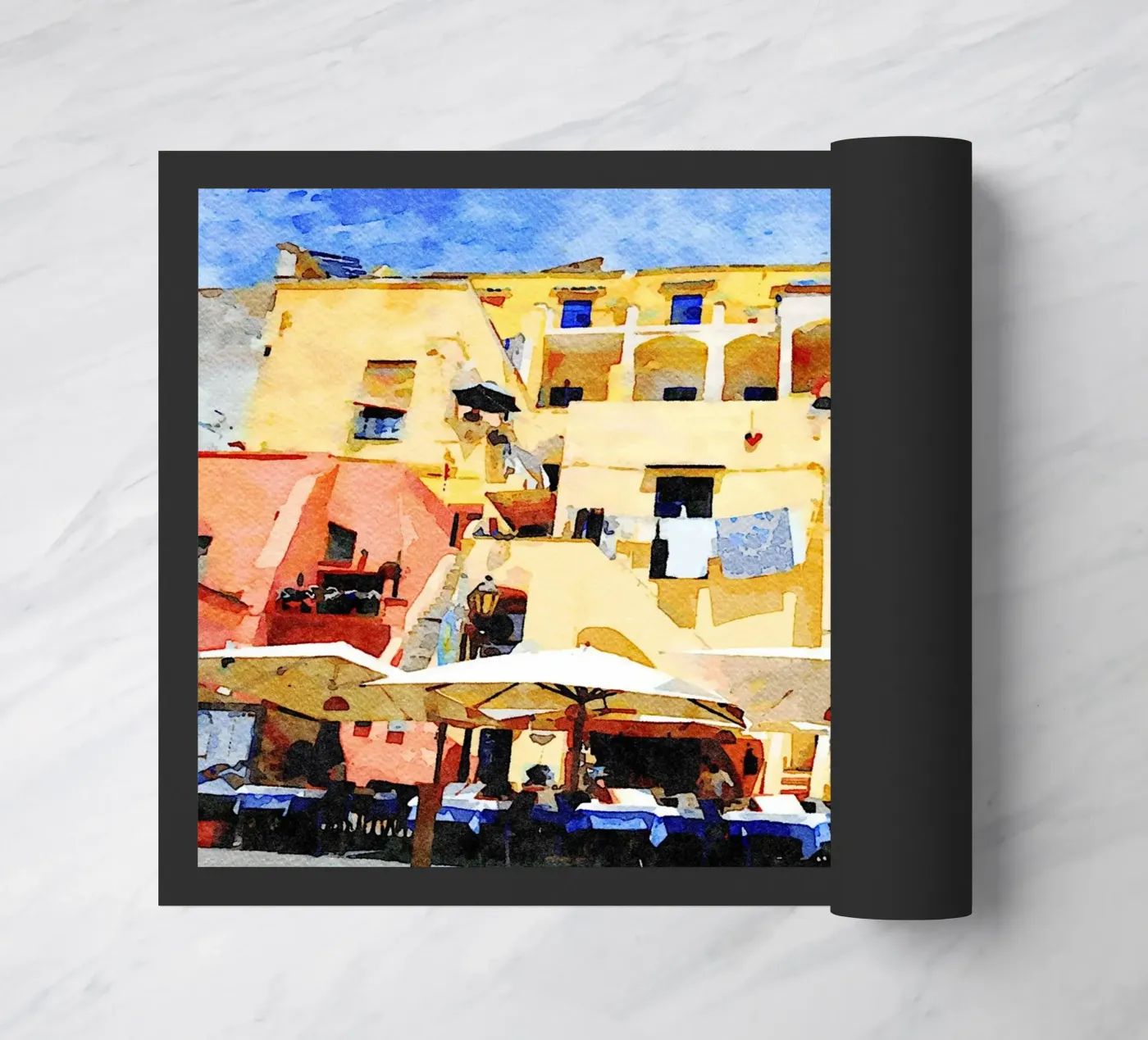 Procida Fußmatte von Massimo Frascogna