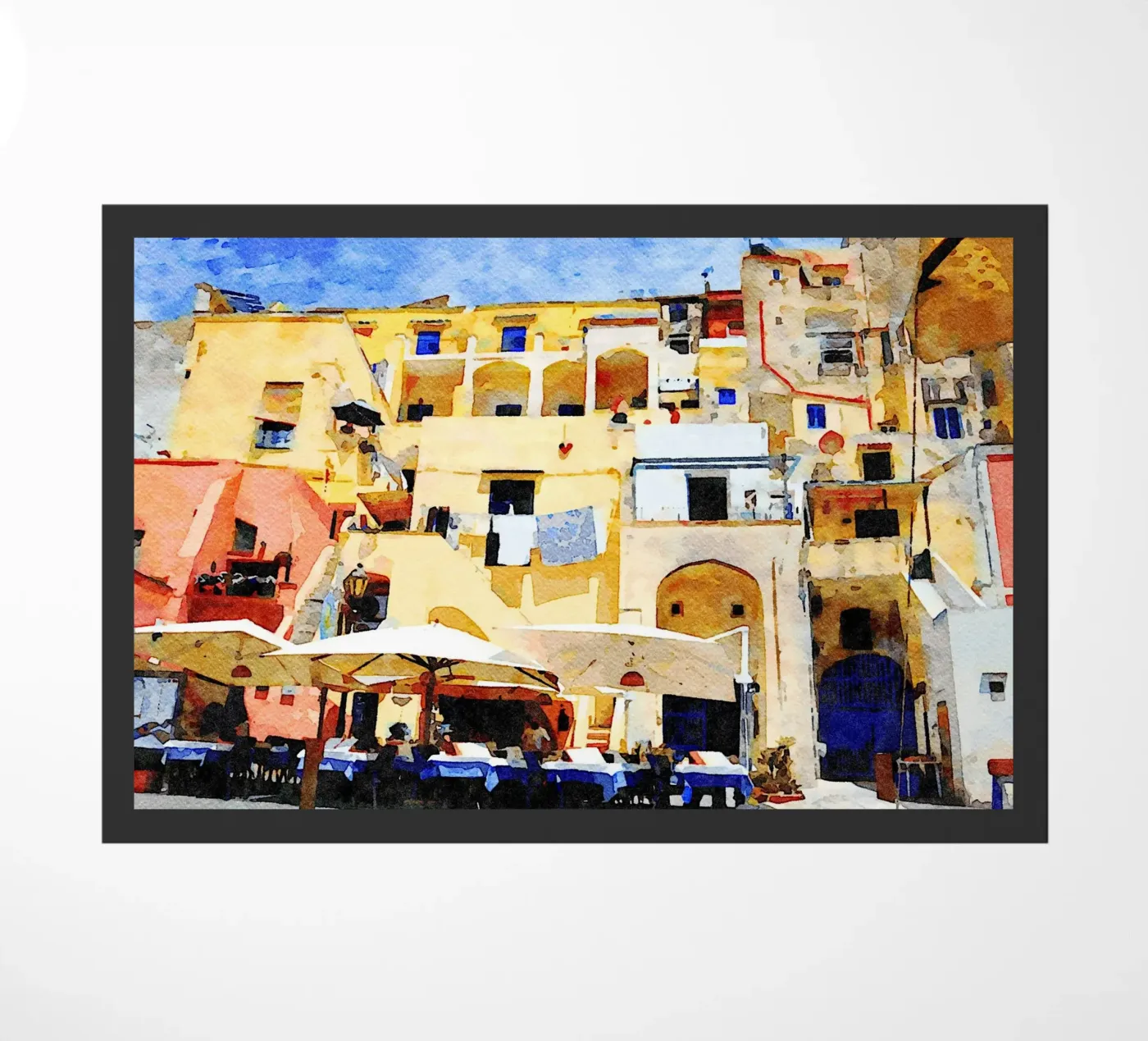 Procida Fußmatte von Massimo Frascogna