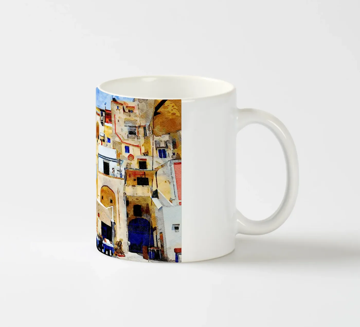 Procida ceramic mug by Massimo Frascogna