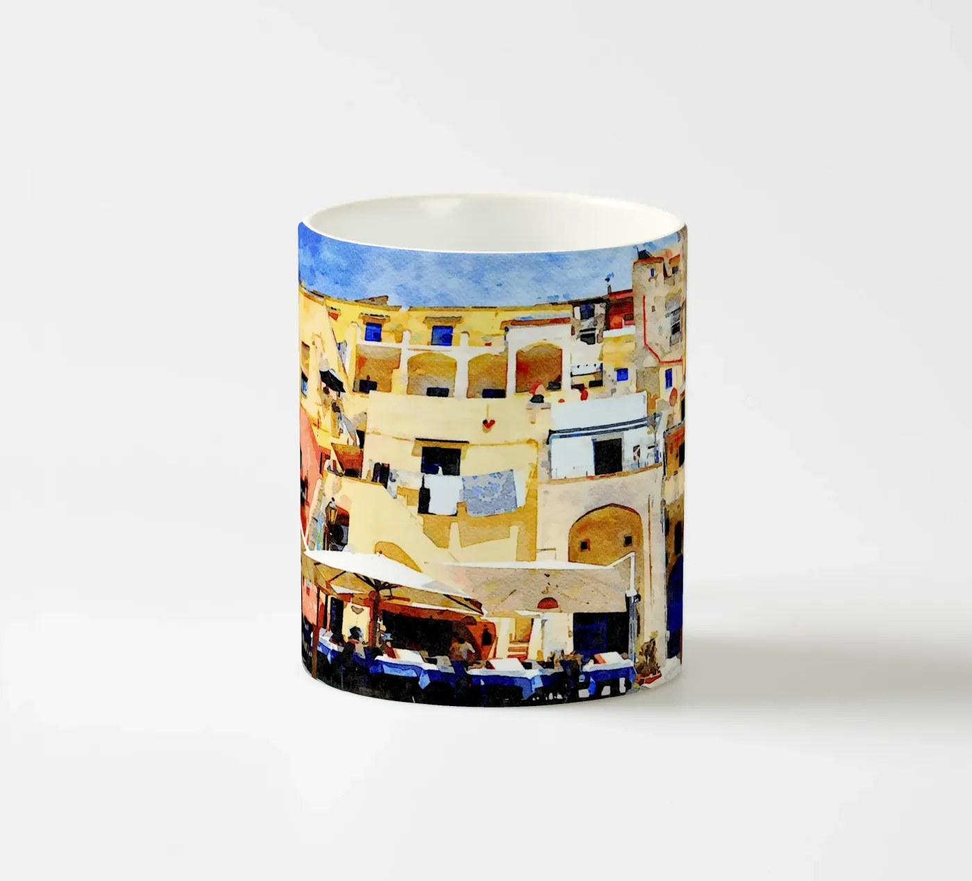 Procida ceramic mug by Massimo Frascogna