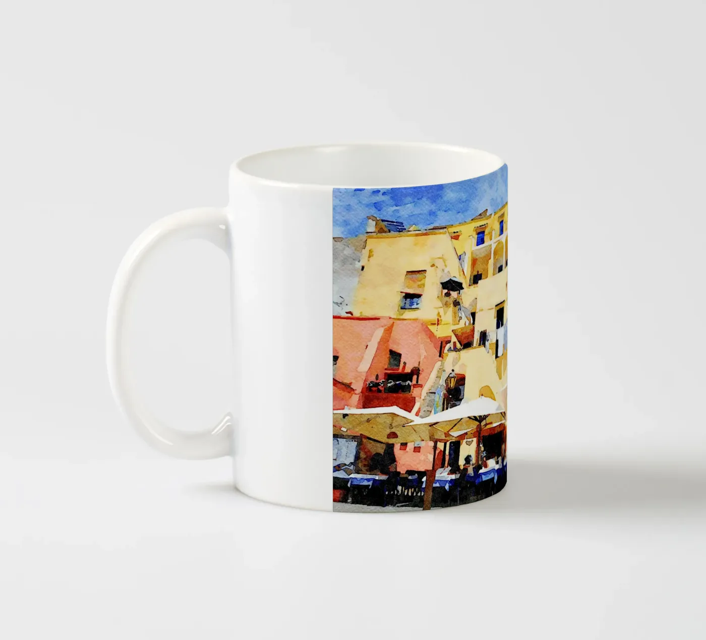 Procida ceramic mug by Massimo Frascogna