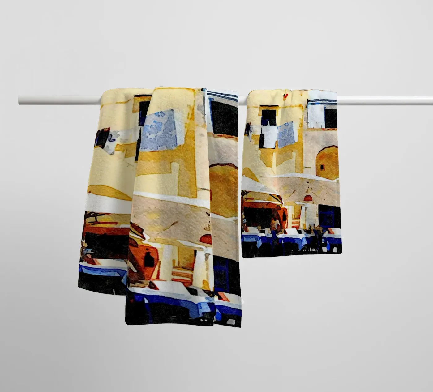 Procida badhanddoek van Massimo Frascogna