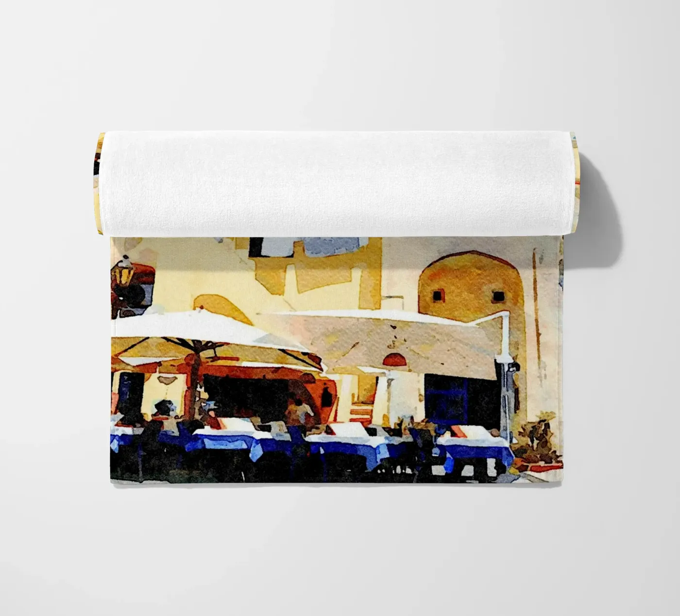 Procida beach towel by Massimo Frascogna