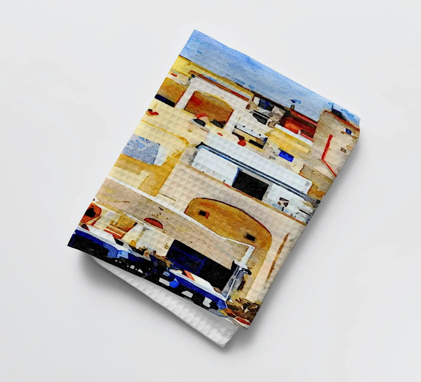Procida Geschirrtuch von Massimo Frascogna