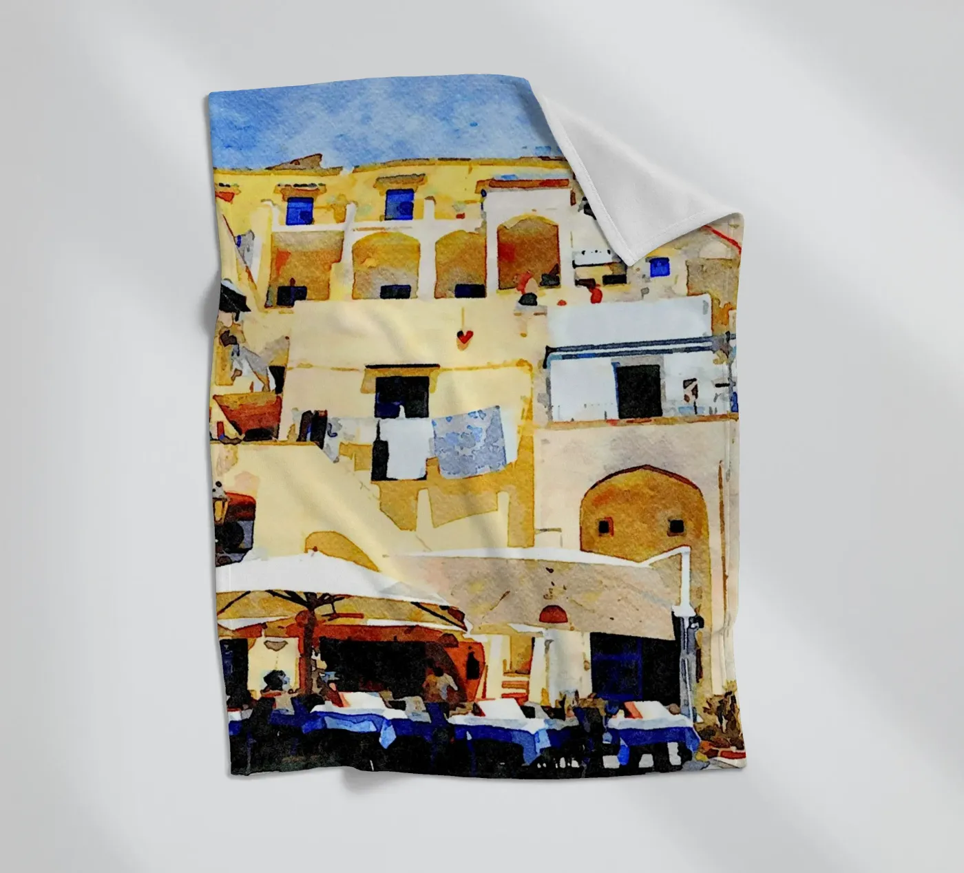 Procida fleecedeken van Massimo Frascogna