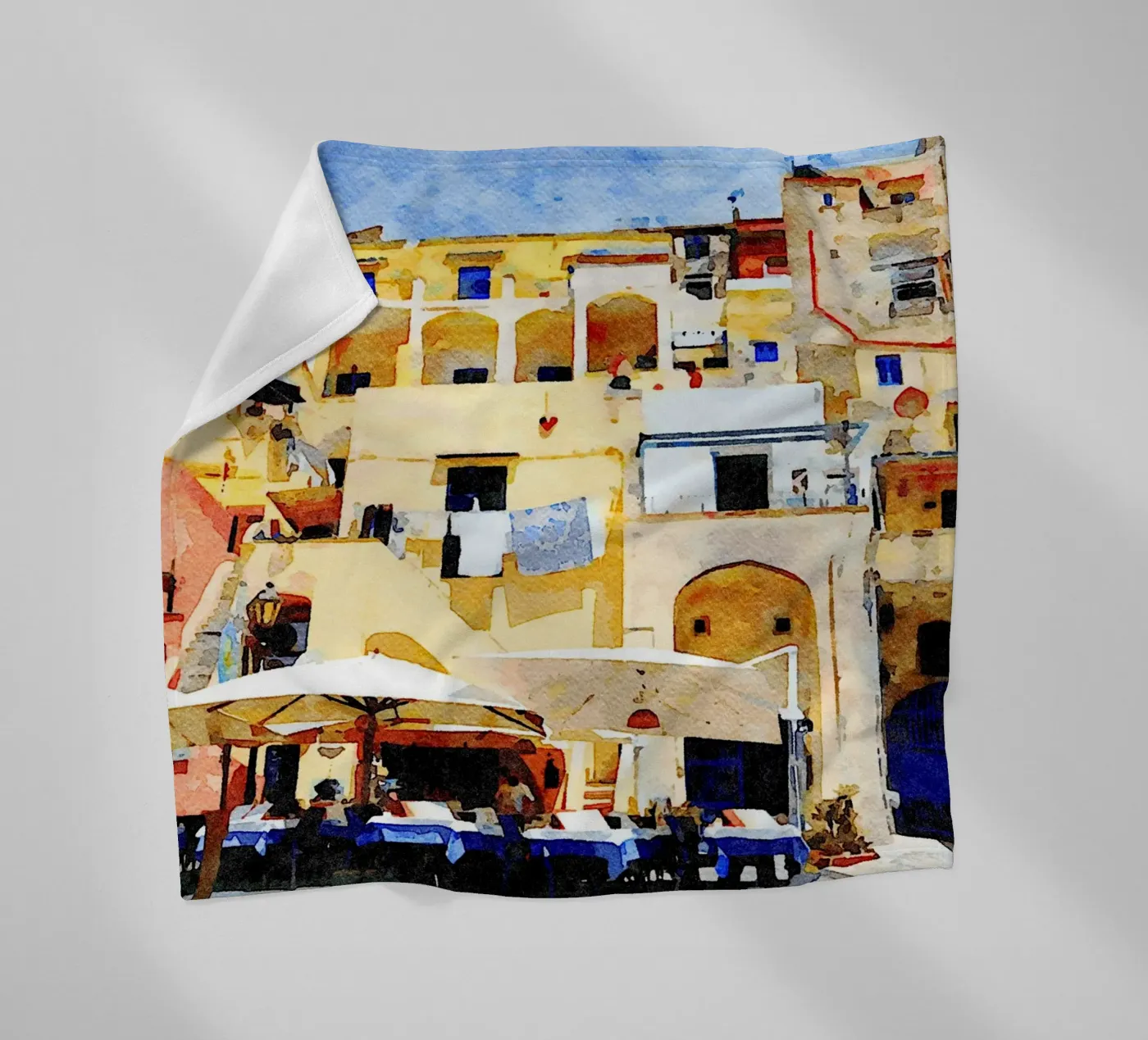 Procida plaid polaire de Massimo Frascogna