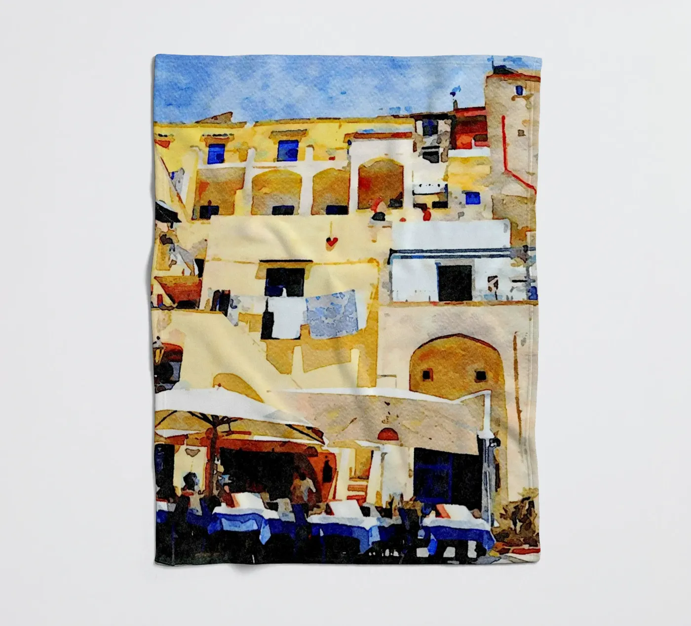 Procida plaid polaire de Massimo Frascogna