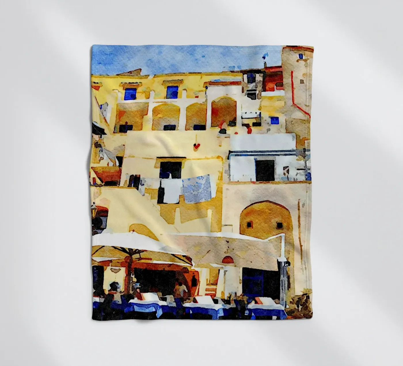 Procida plaid polaire de Massimo Frascogna