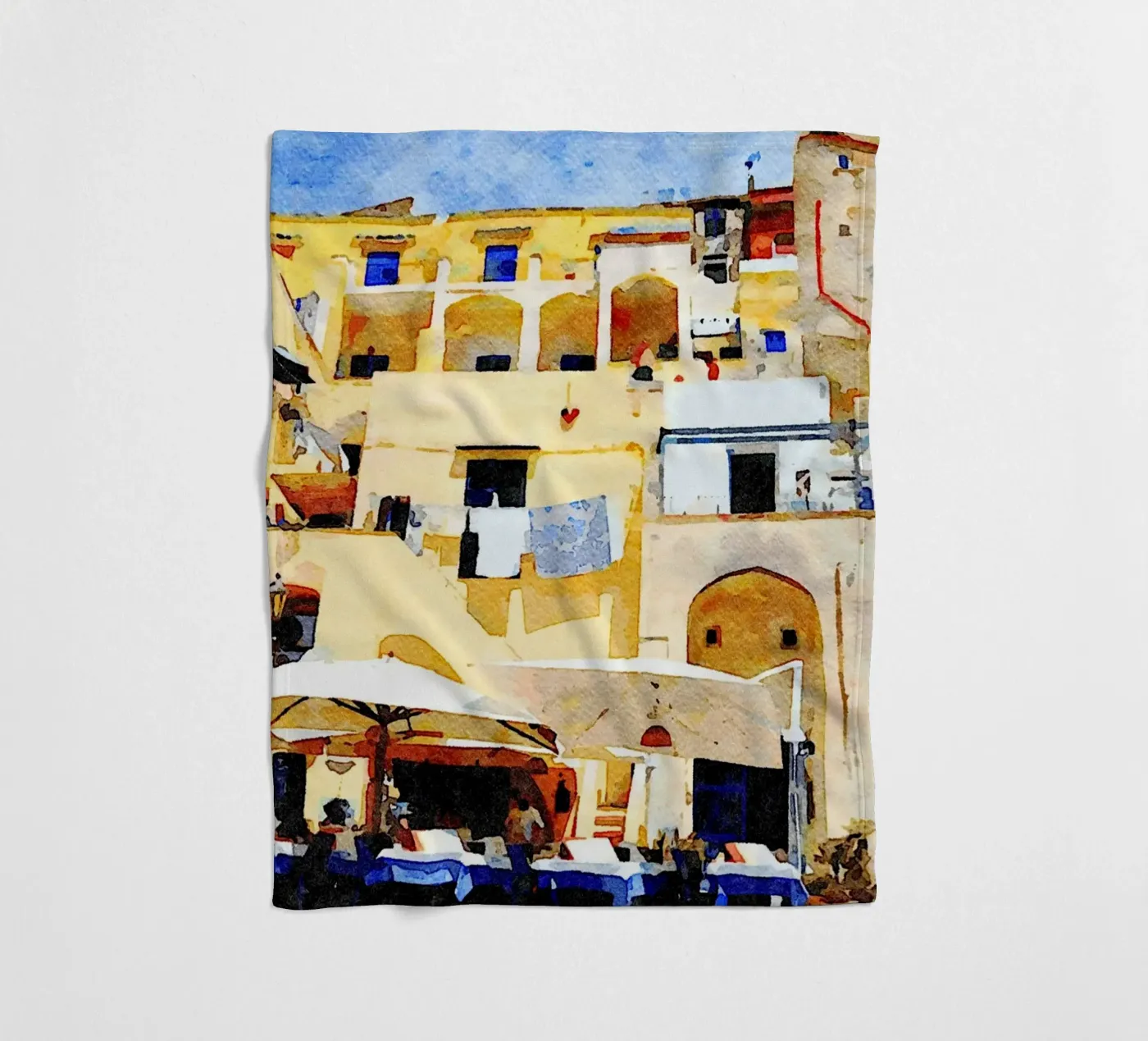 Procida plaid polaire de Massimo Frascogna