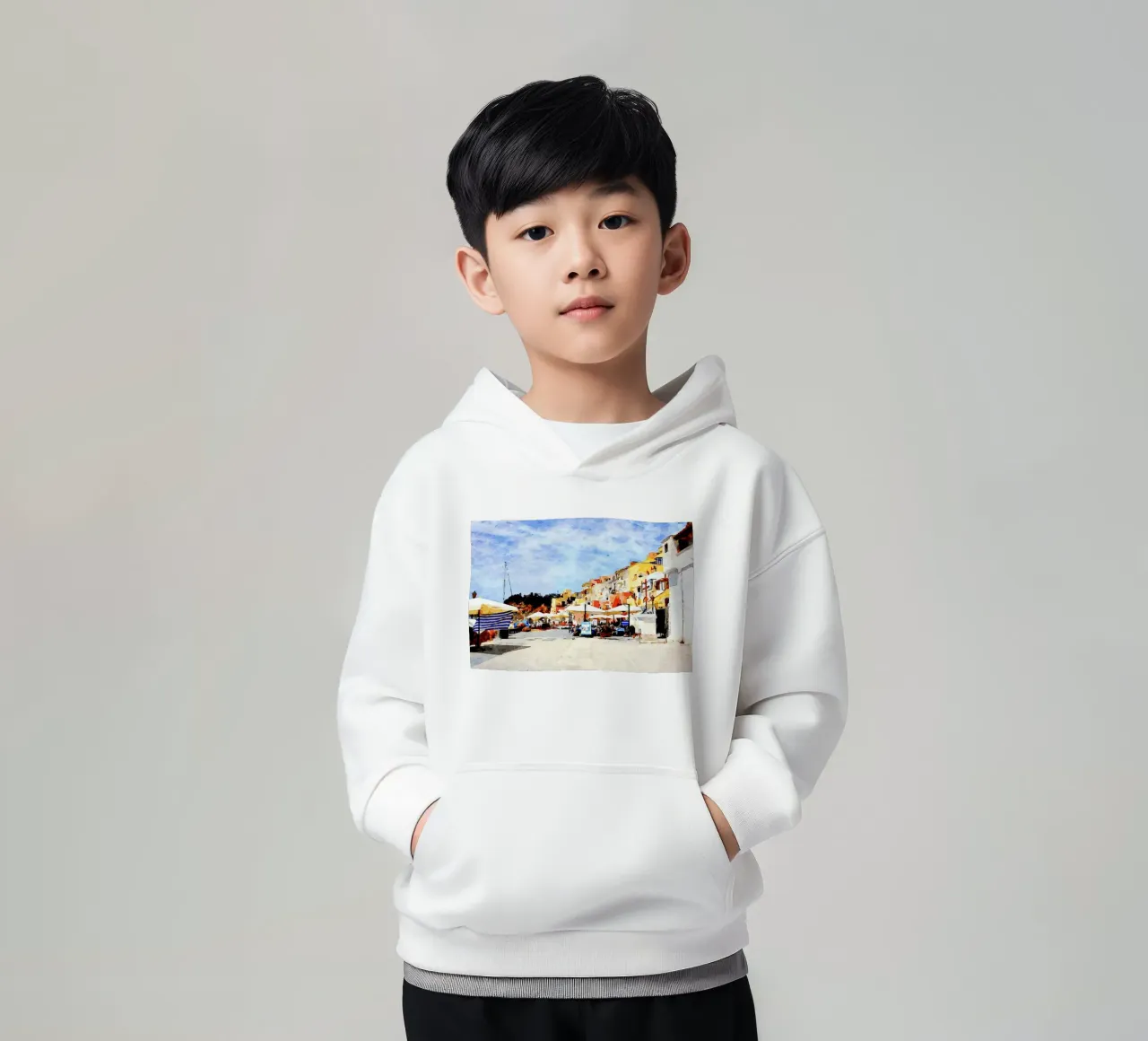 Procida felpa bambino con cappuccio da Massimo Frascogna