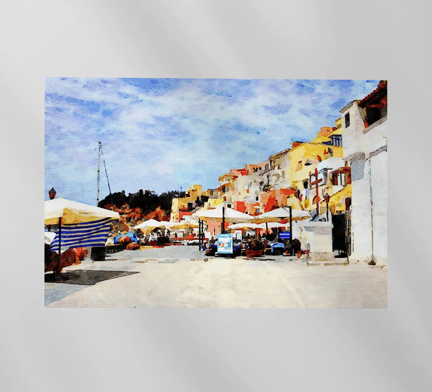 Procida pellicola backlit da Massimo Frascogna