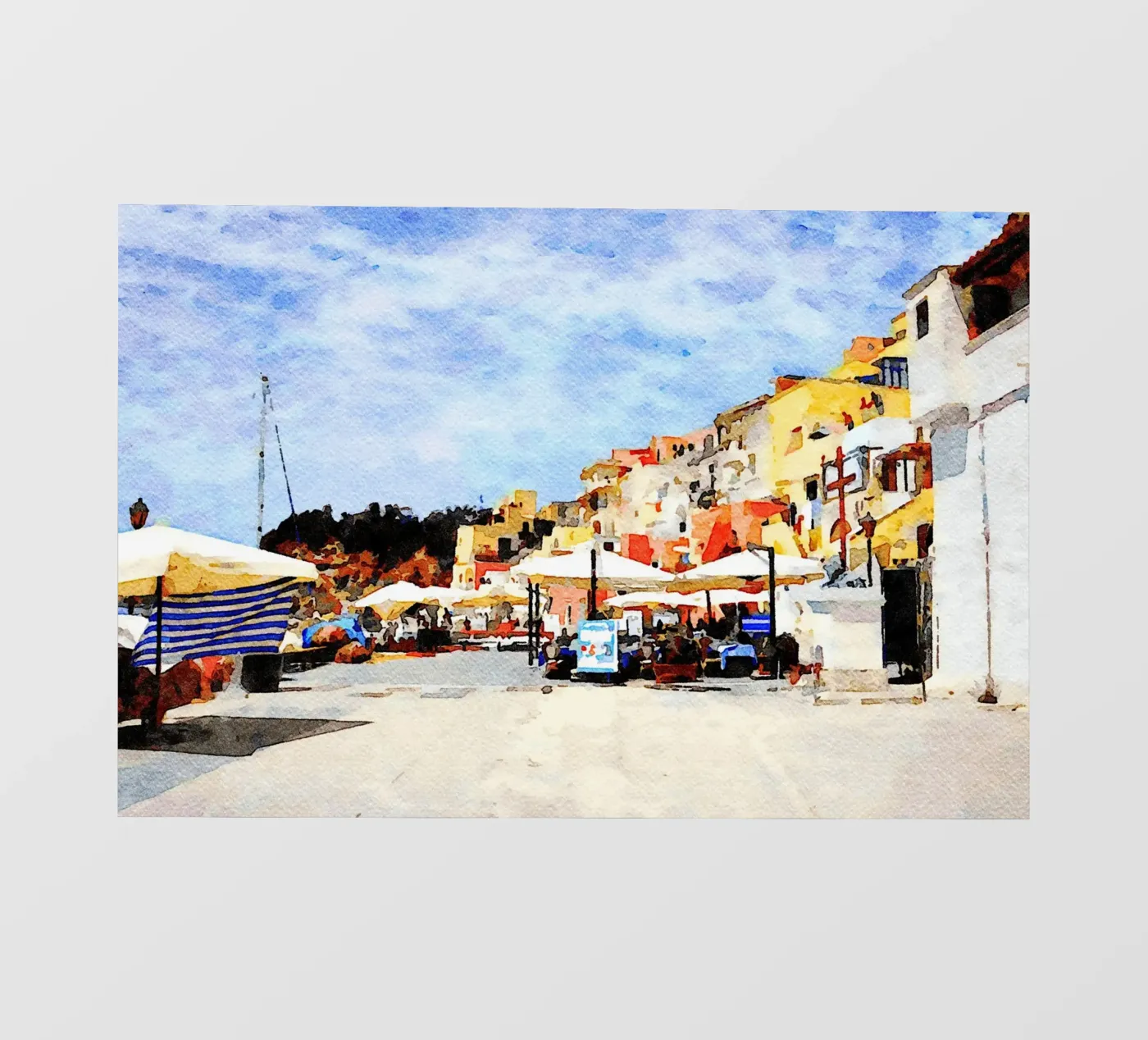 Procida pellicola backlit da Massimo Frascogna