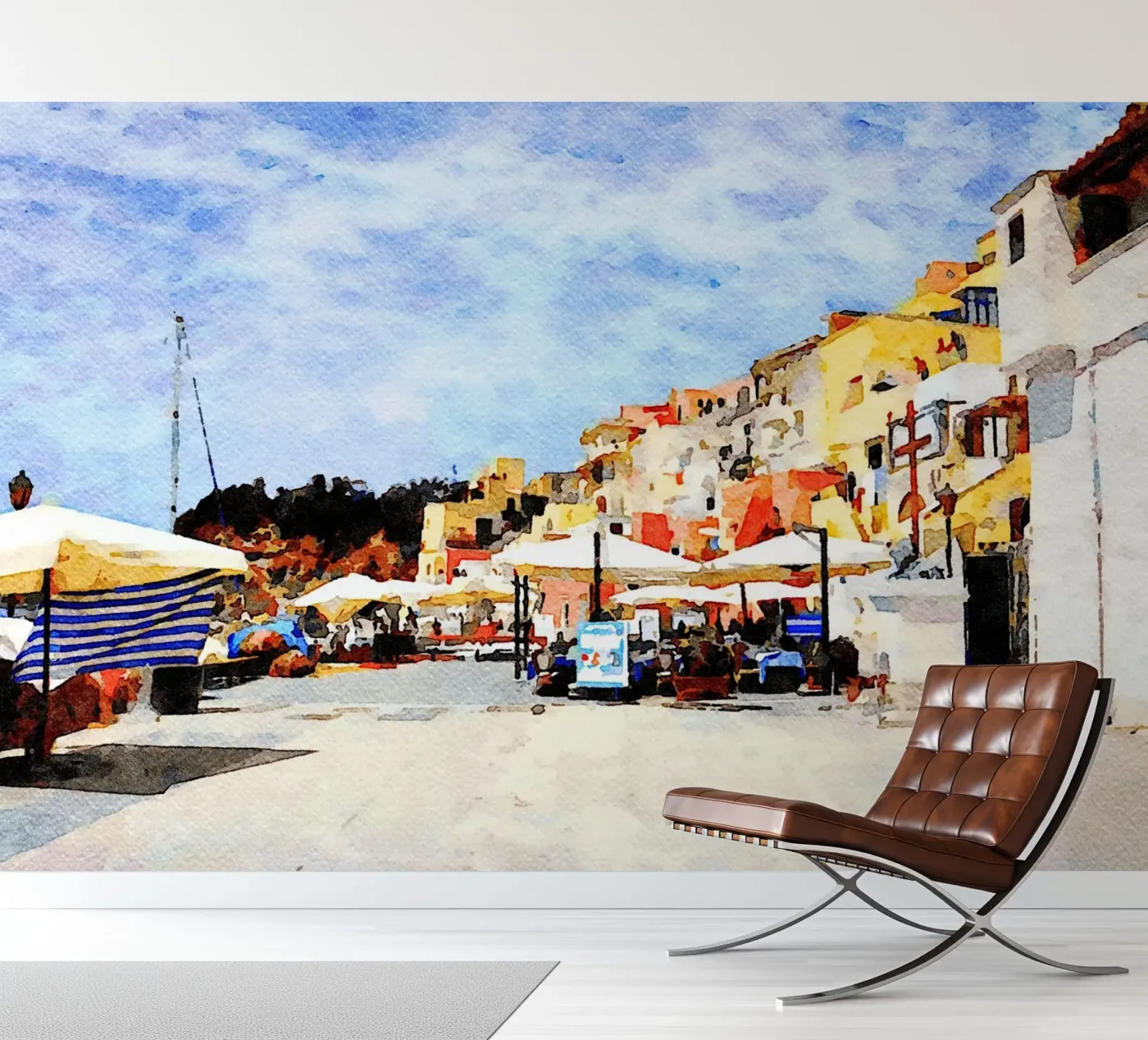 Procida fotobehang van Massimo Frascogna