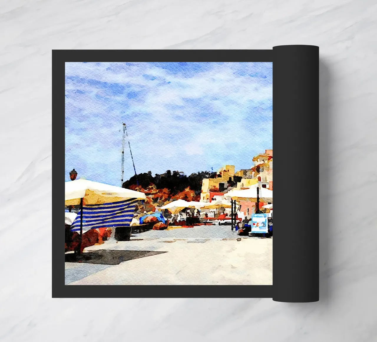 Procida deurmat van Massimo Frascogna