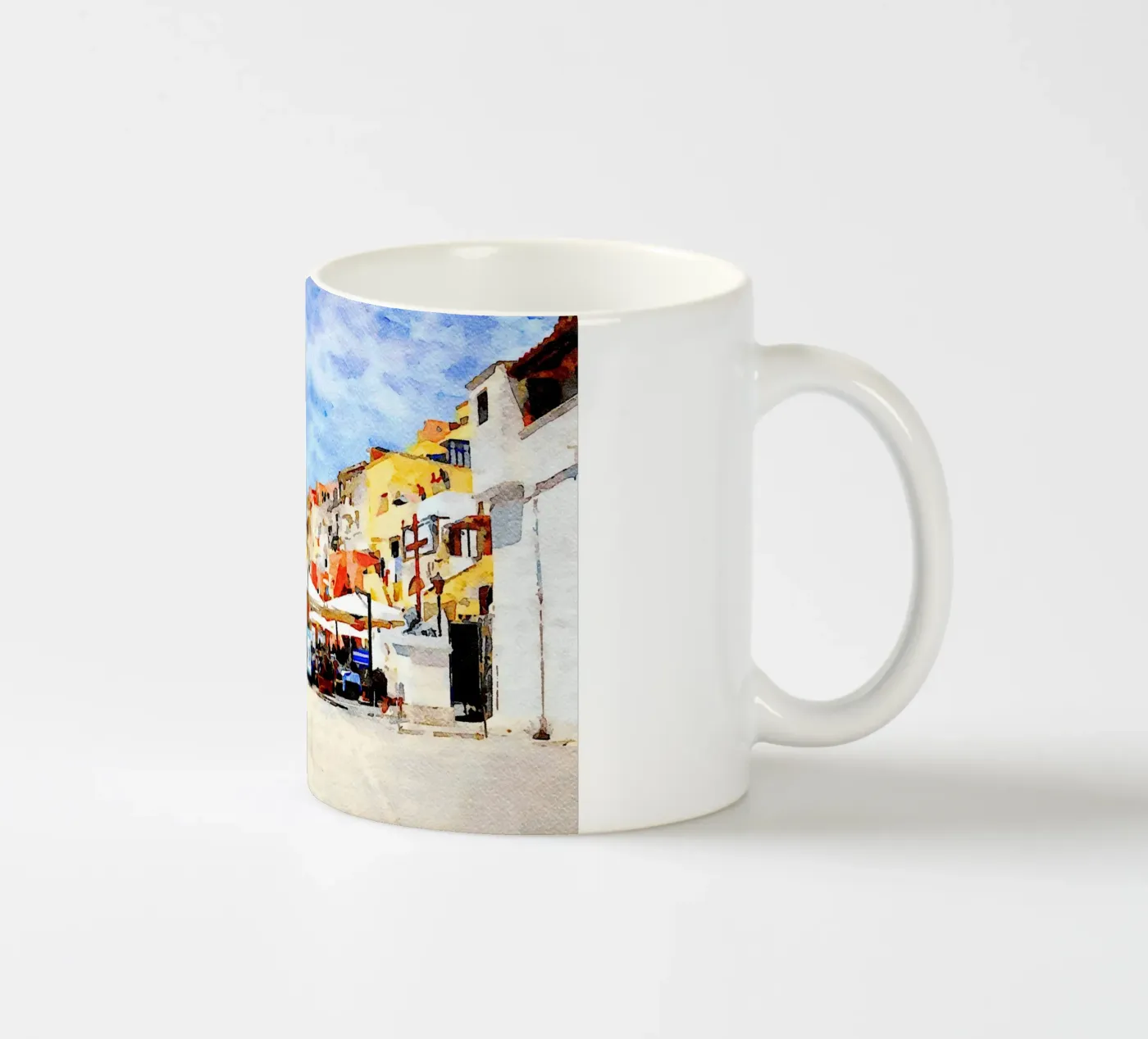 Procida ceramic mug by Massimo Frascogna