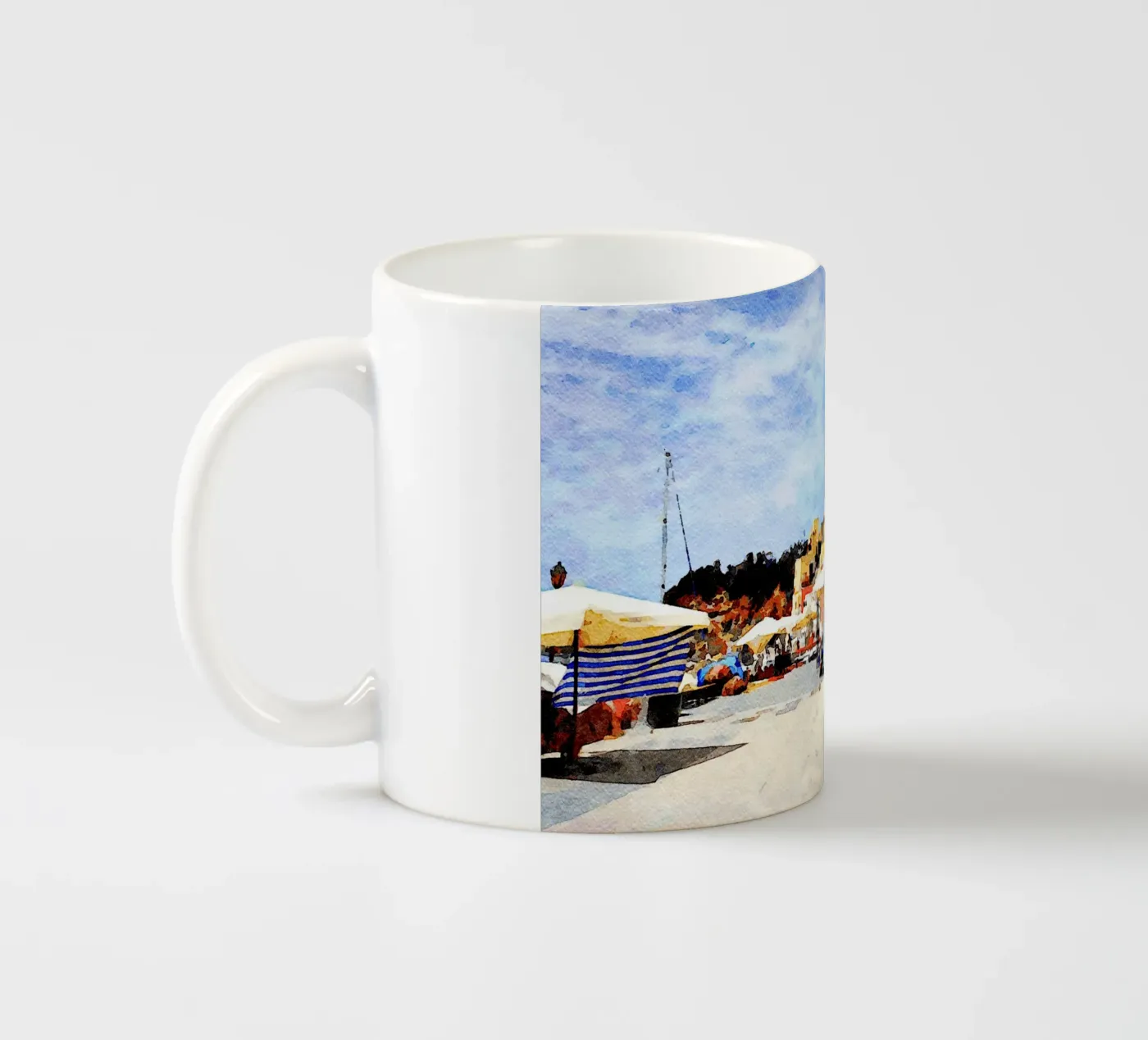 Procida ceramic mug by Massimo Frascogna