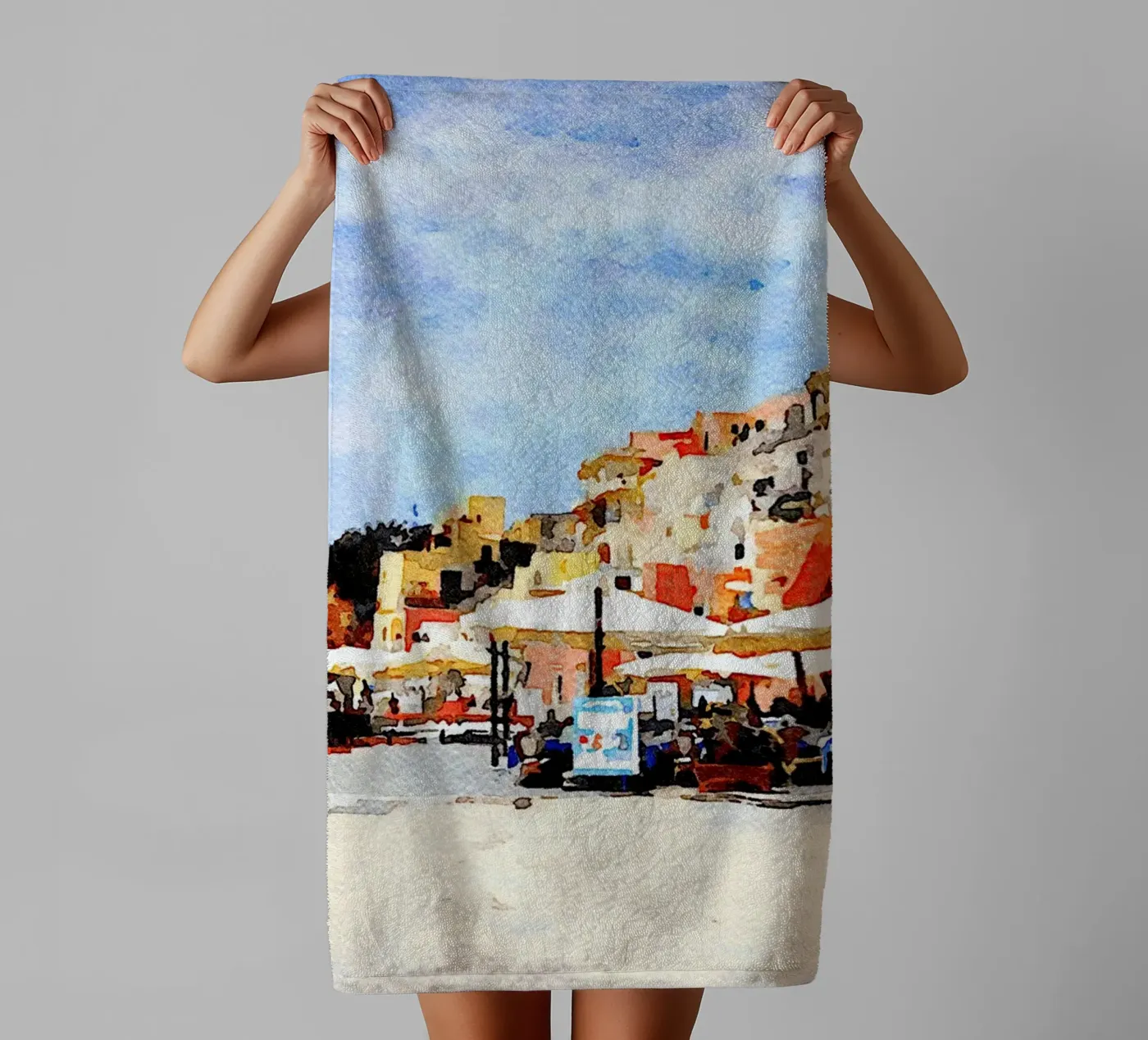 Procida towel by Massimo Frascogna