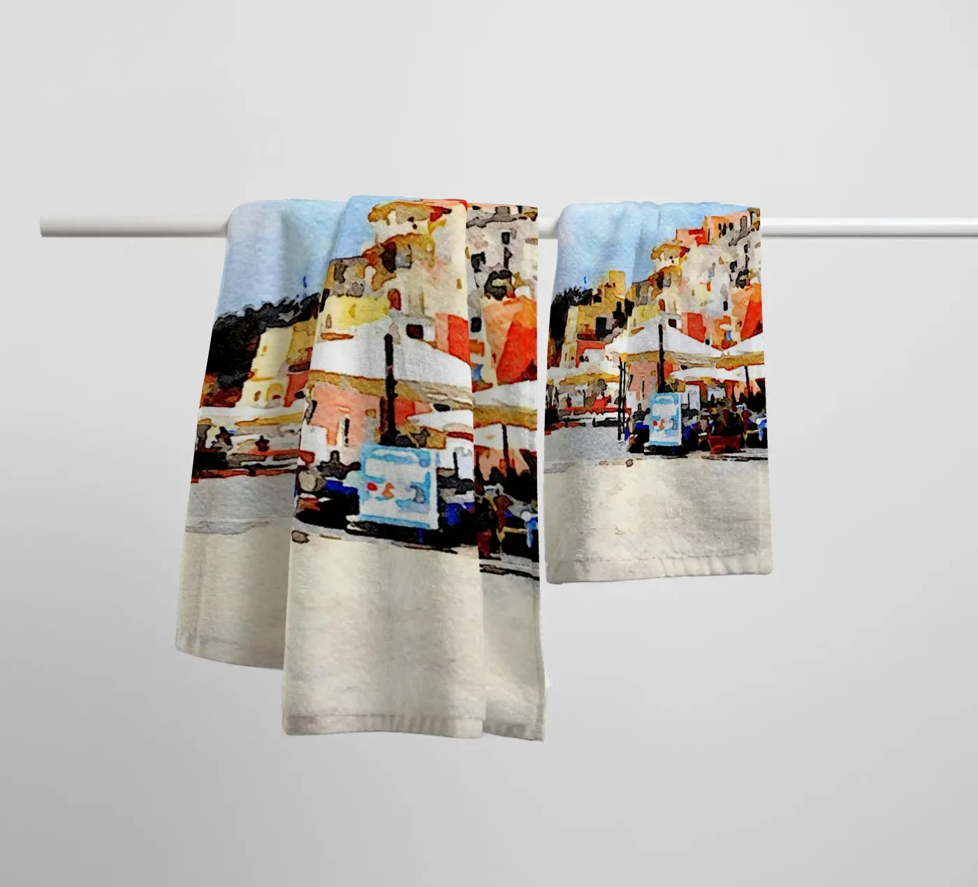 Procida towel by Massimo Frascogna
