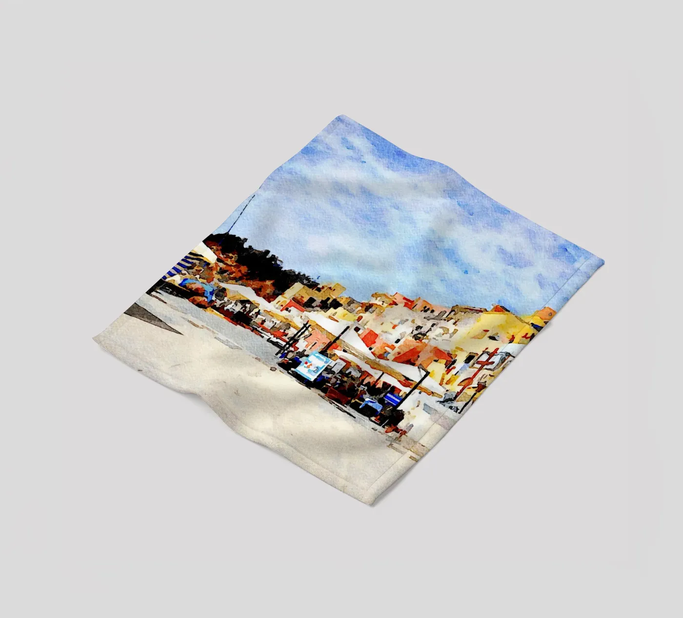 Procida Fleecedecke von Massimo Frascogna