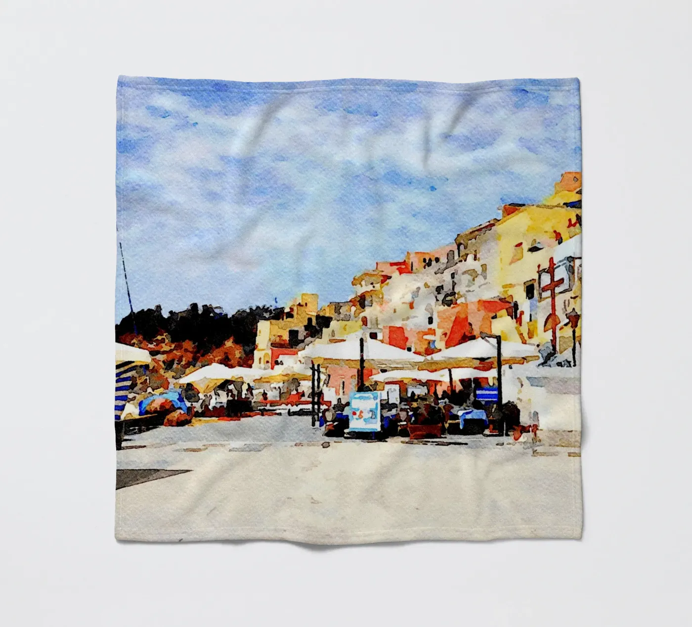 Procida Fleecedecke von Massimo Frascogna