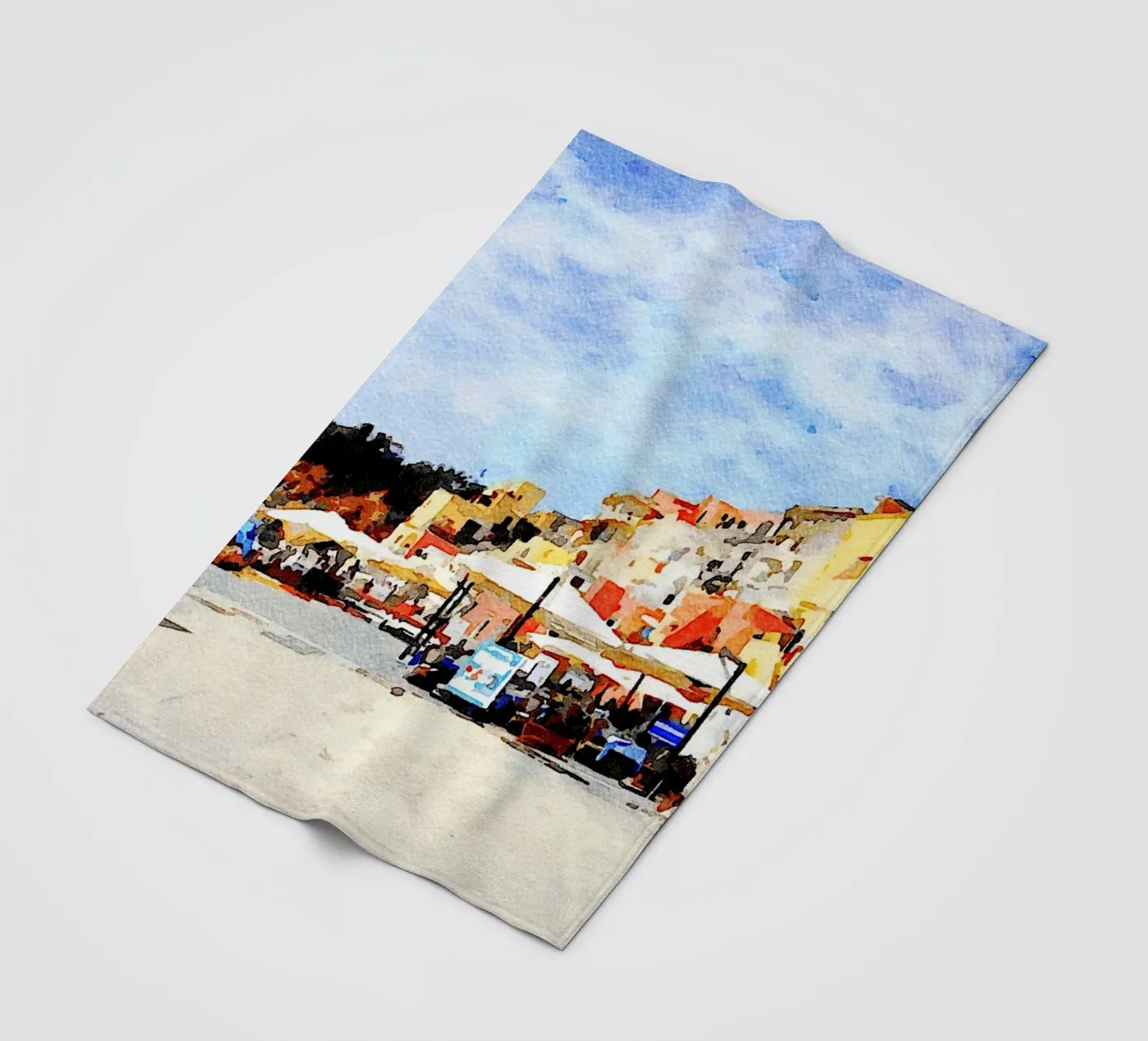 Procida coperta in pile da Massimo Frascogna