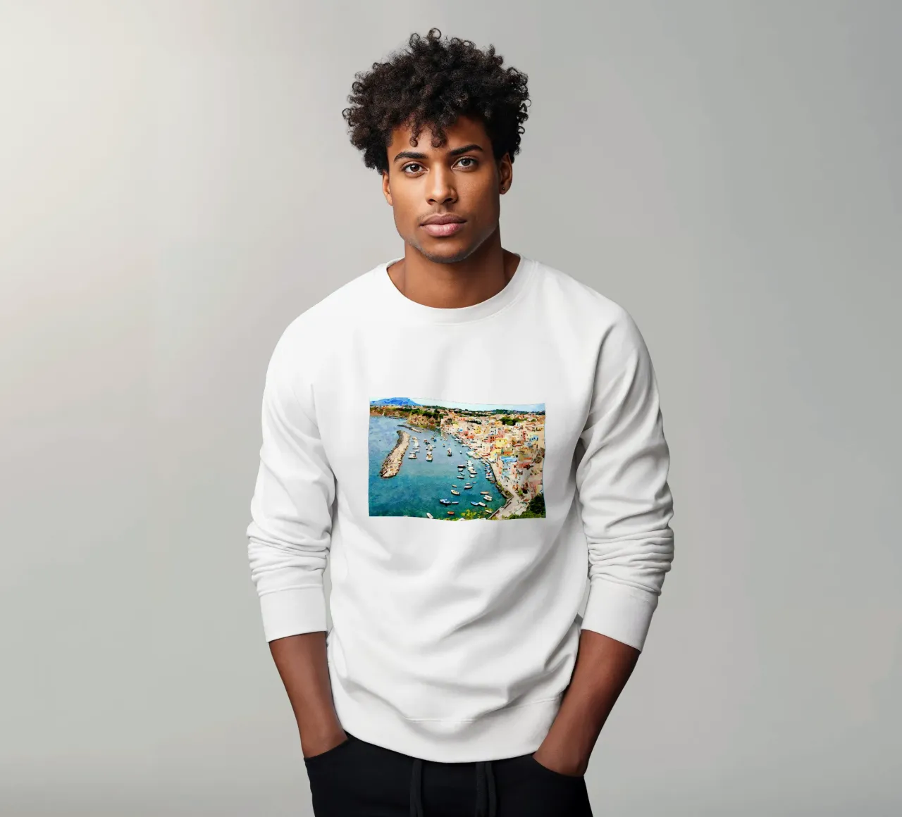 Procida sweatshirt van Massimo Frascogna