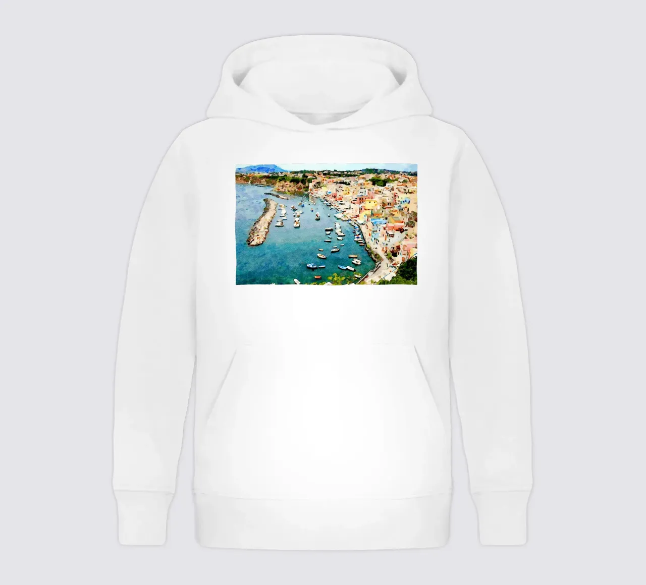 Procida felpa bambino con cappuccio da Massimo Frascogna