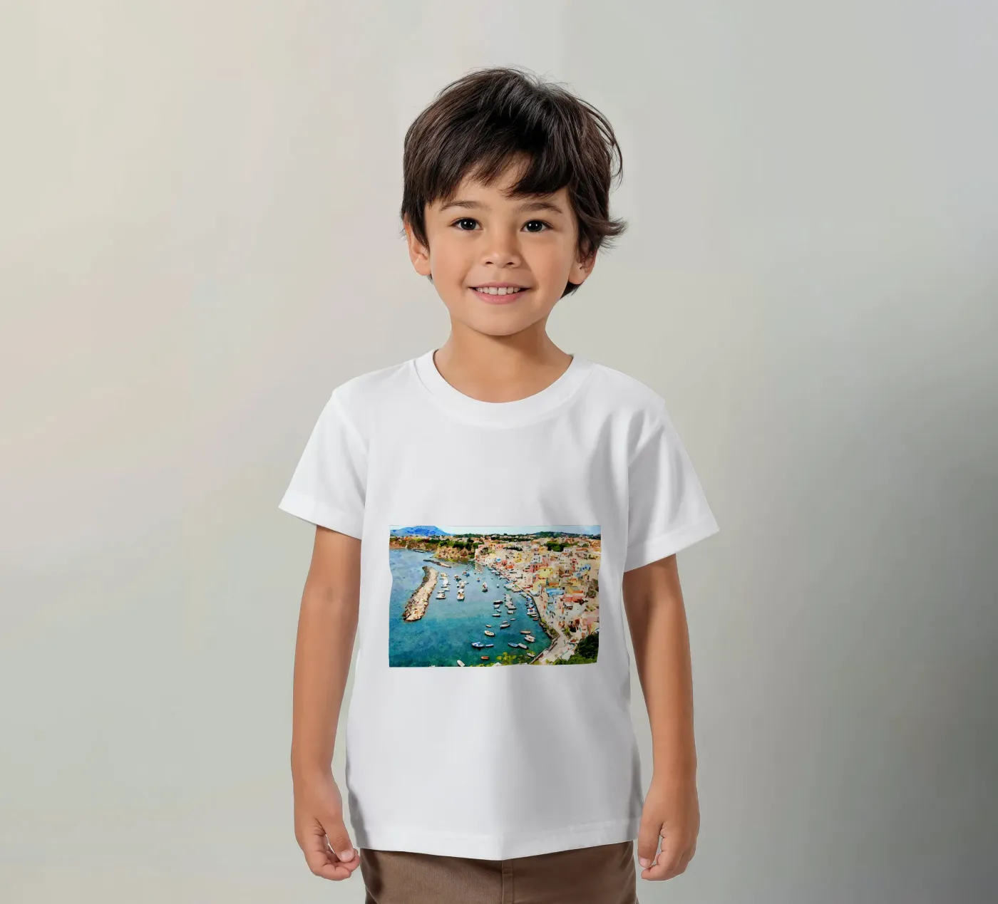 Procida Kinder T-Shirt von Massimo Frascogna