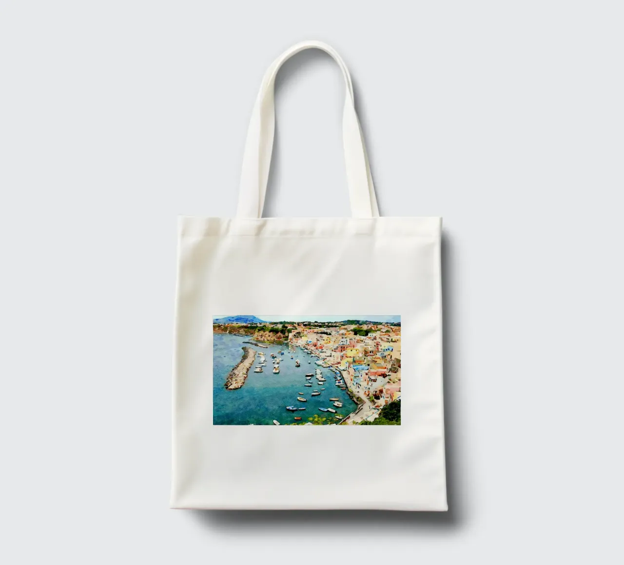 Procida borsa in juta da Massimo Frascogna