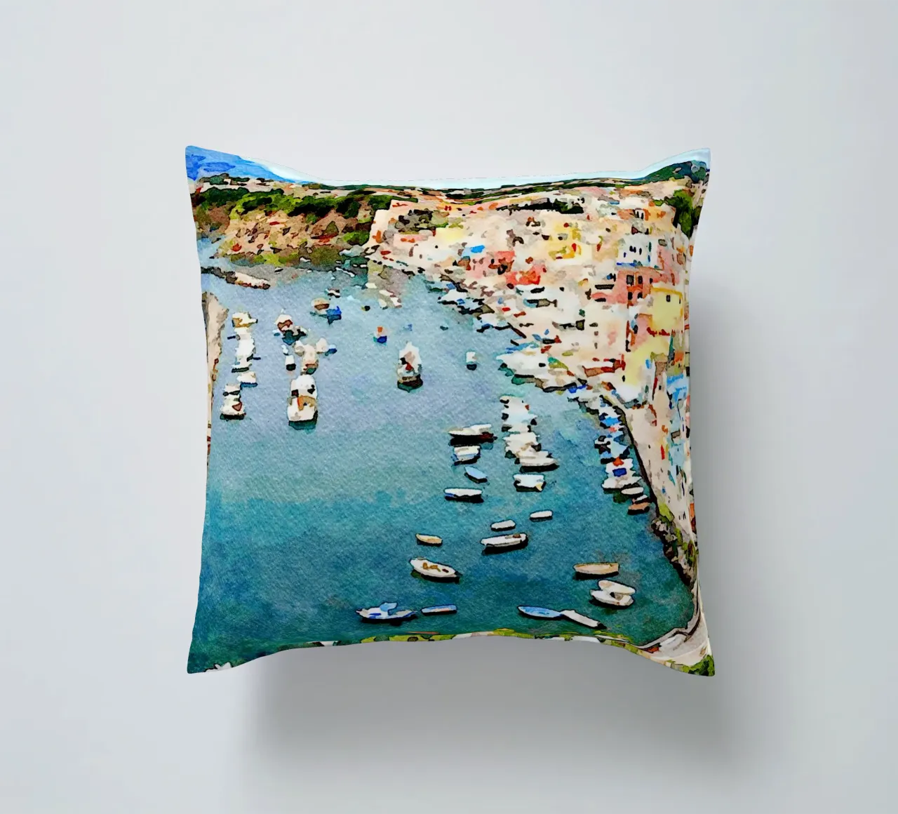 Procida cuscino da Massimo Frascogna