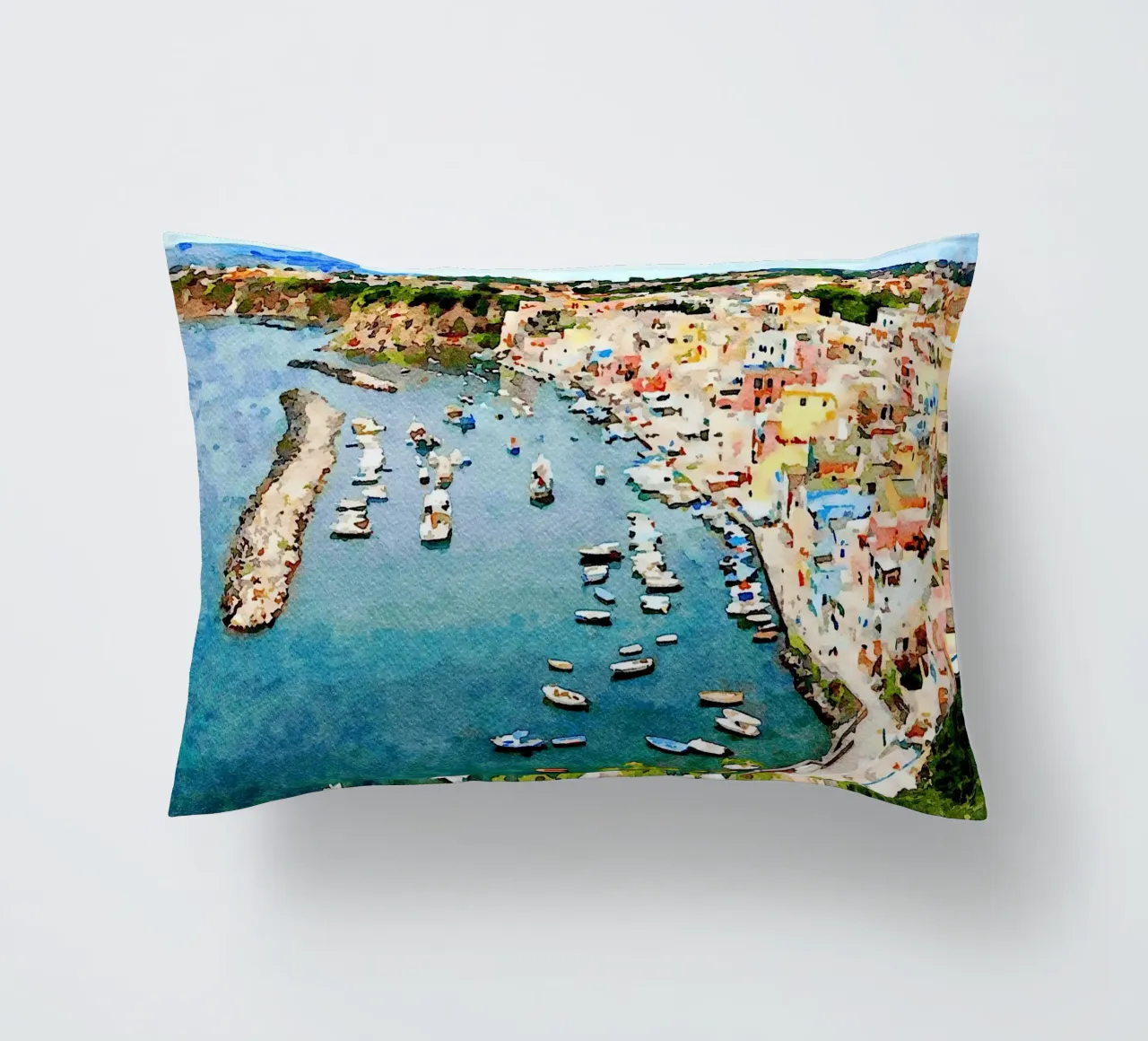 Procida cuscino da Massimo Frascogna
