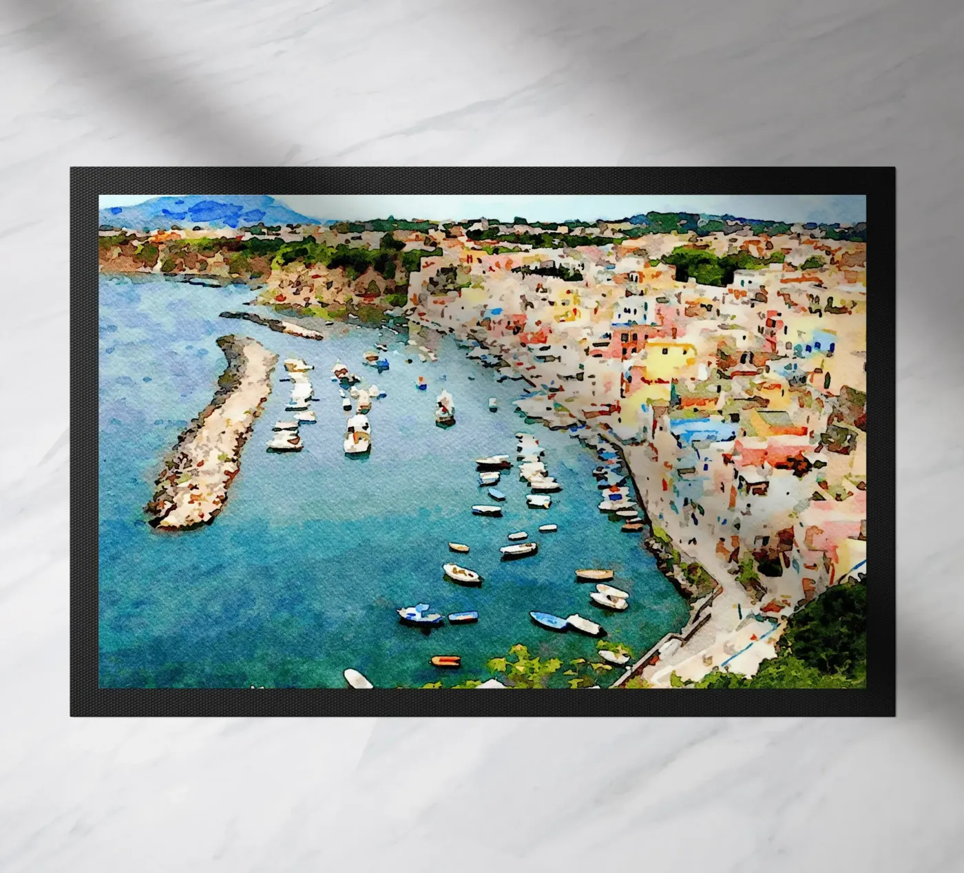 Procida Fußmatte von Massimo Frascogna