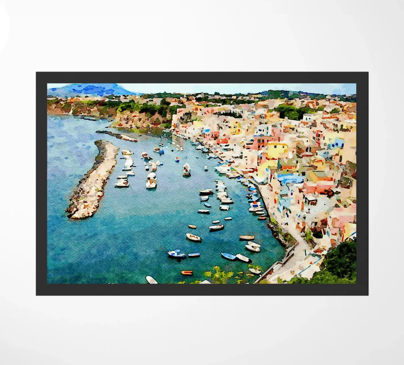 Procida Fußmatte von Massimo Frascogna