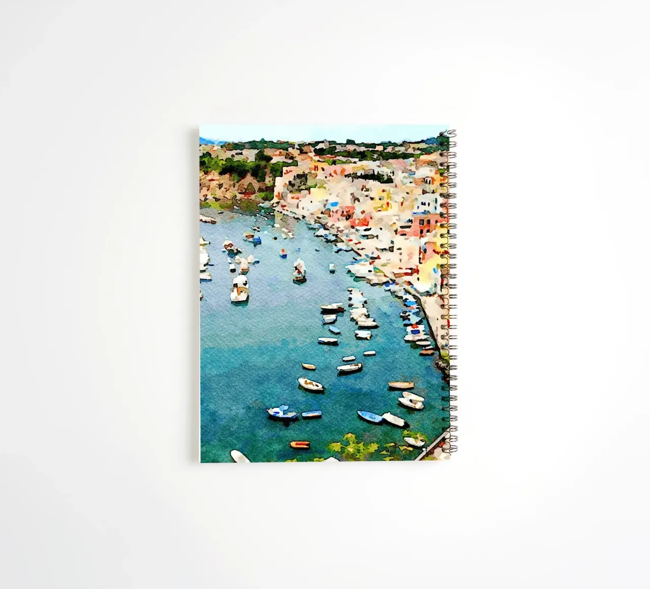 Procida spiral notebook by Massimo Frascogna