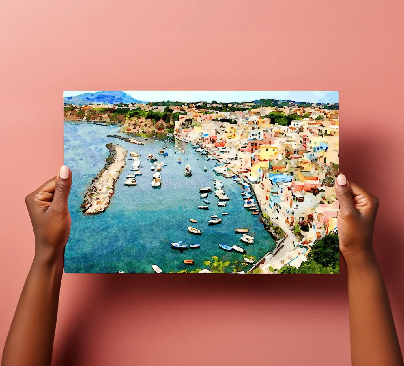 Procida stickervel van Massimo Frascogna