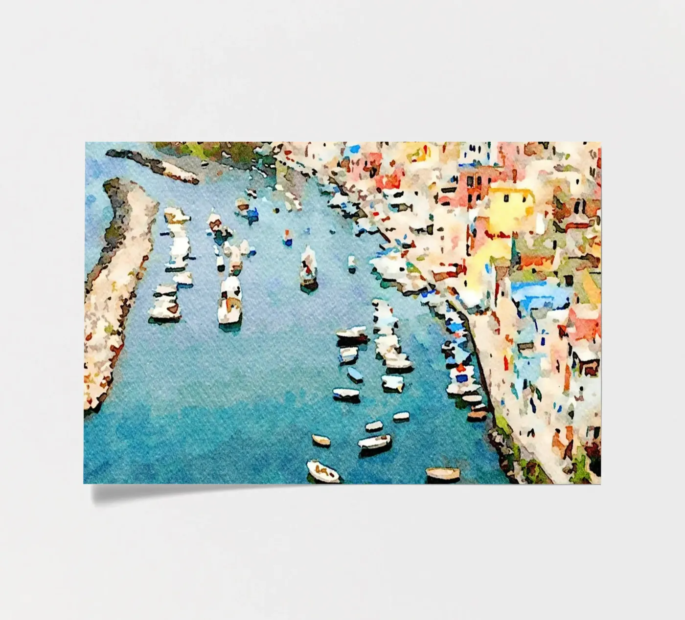 Procida foglio adesivo da Massimo Frascogna