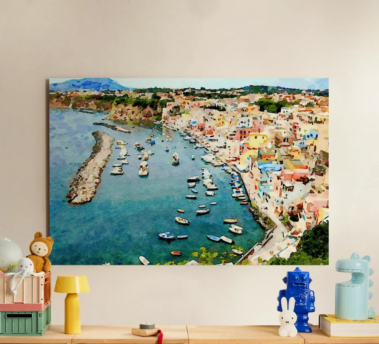 Procida alluminio dibond da Massimo Frascogna