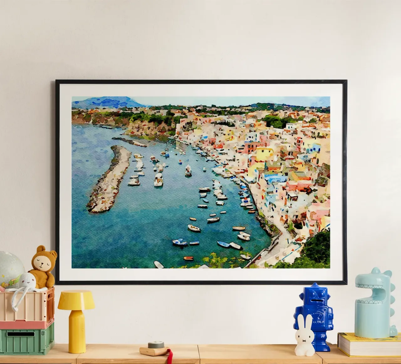 Procida poster van Massimo Frascogna