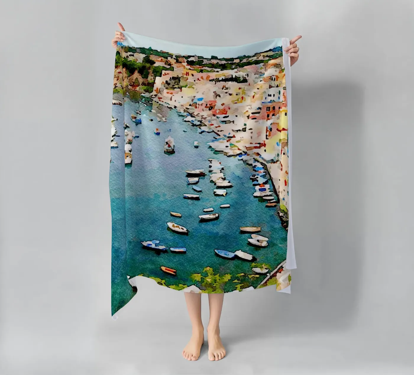 Procida strandhanddoek van Massimo Frascogna