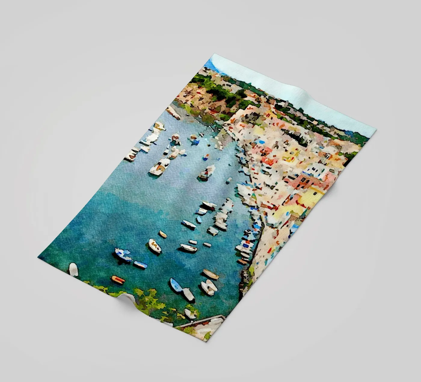 Procida Strandtuch von Massimo Frascogna