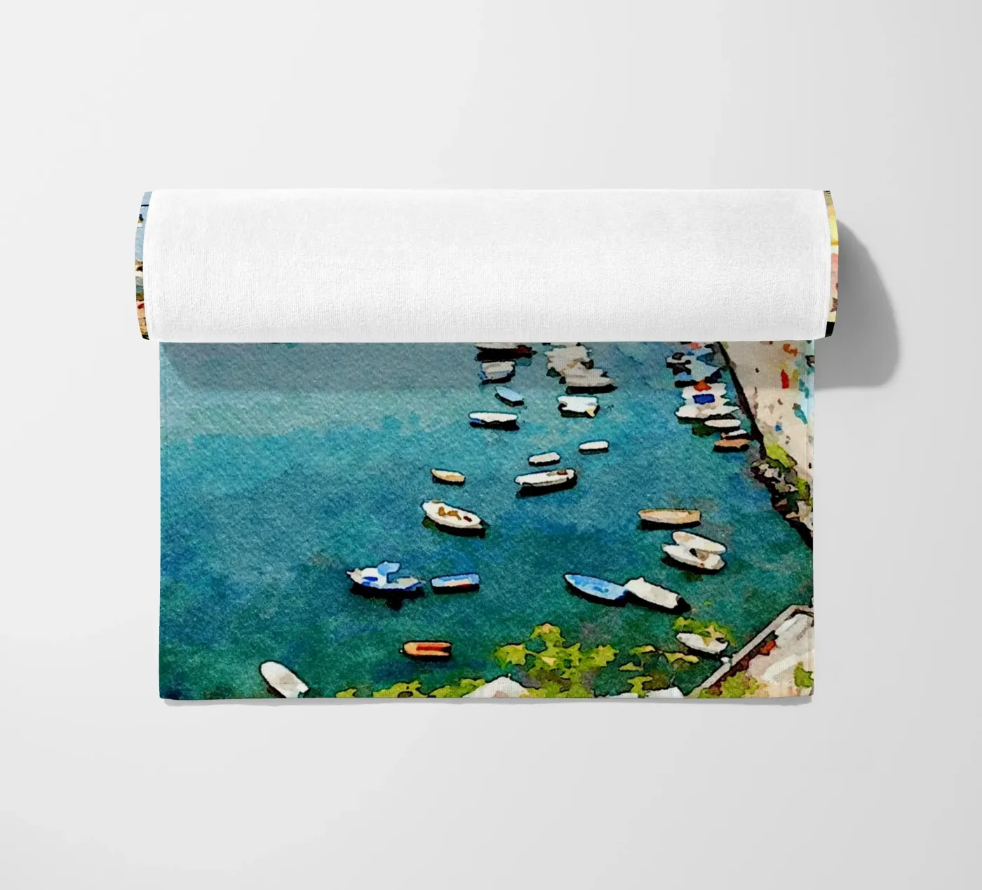 Procida Strandtuch von Massimo Frascogna