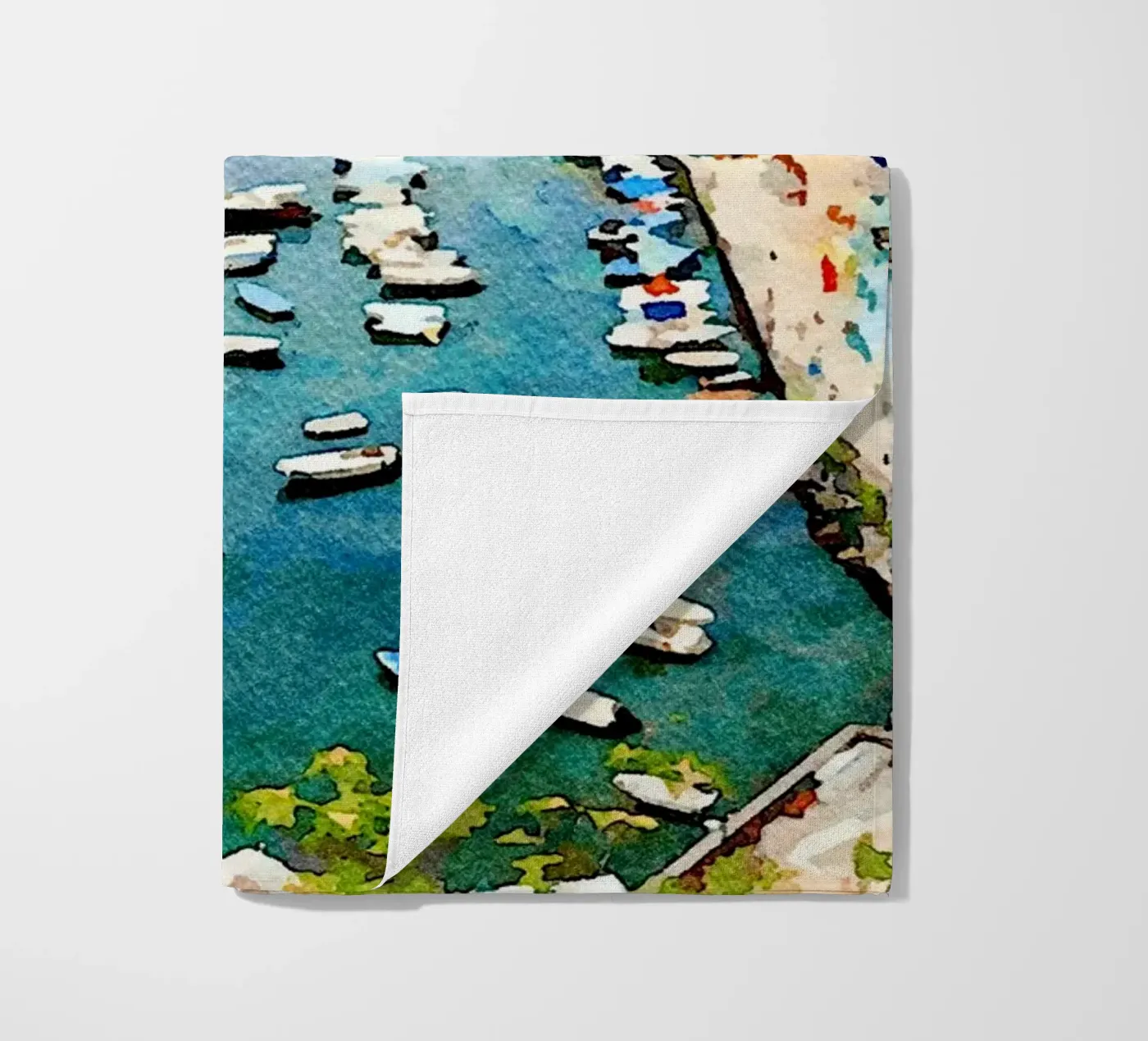 Procida Strandtuch von Massimo Frascogna