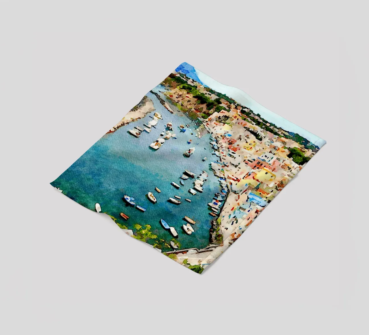 Procida coperta in pile da Massimo Frascogna