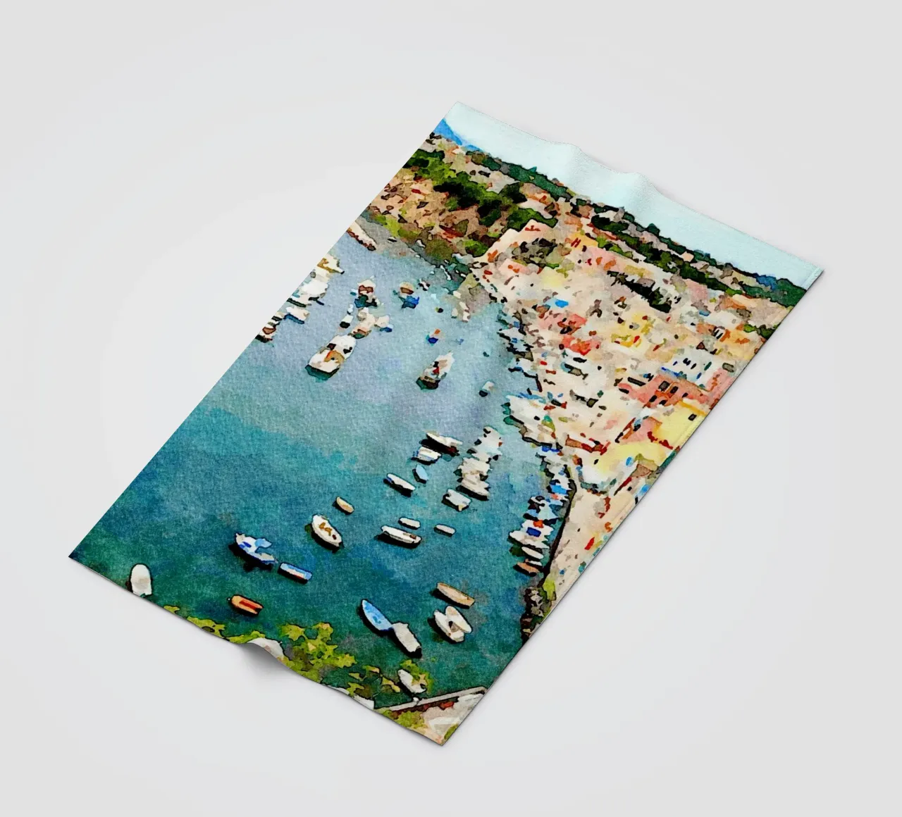 Procida coperta in pile da Massimo Frascogna