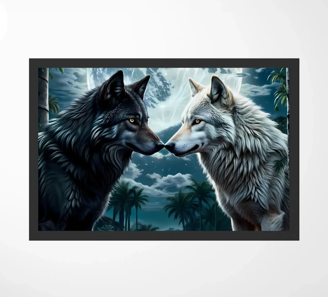 Wolf Dier deurmat van Pierre Walton