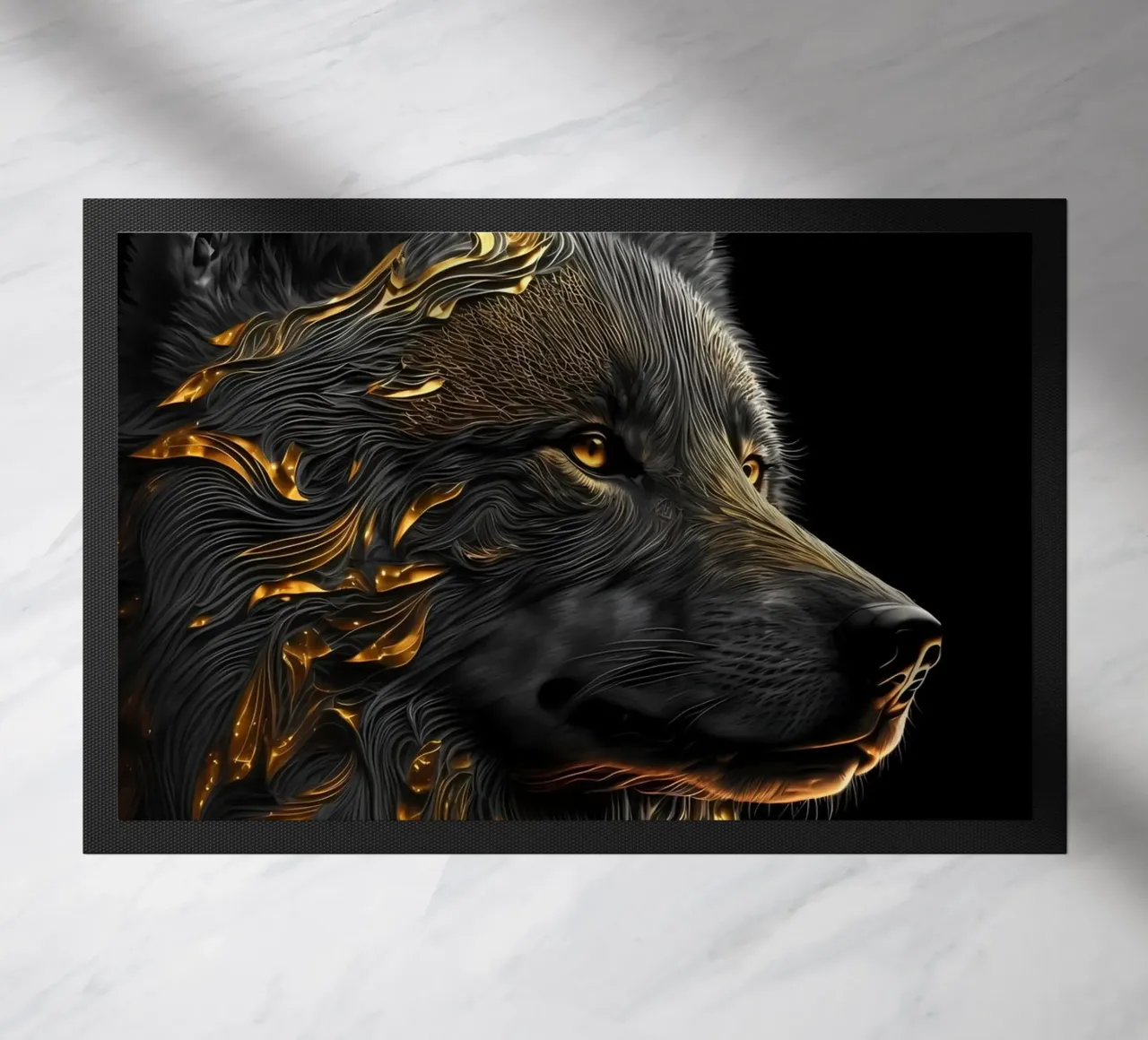 Wolf Dier deurmat van Pierre Walton