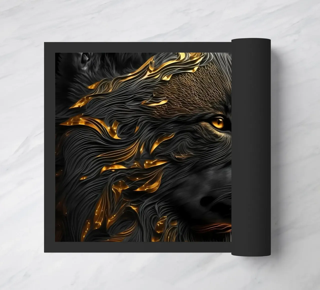 Wolf Dier deurmat van Pierre Walton