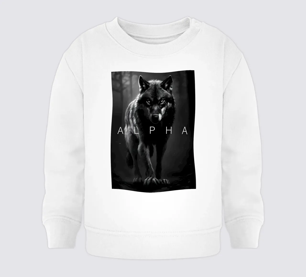 Animale lupo felpa neonato da Pierre Walton