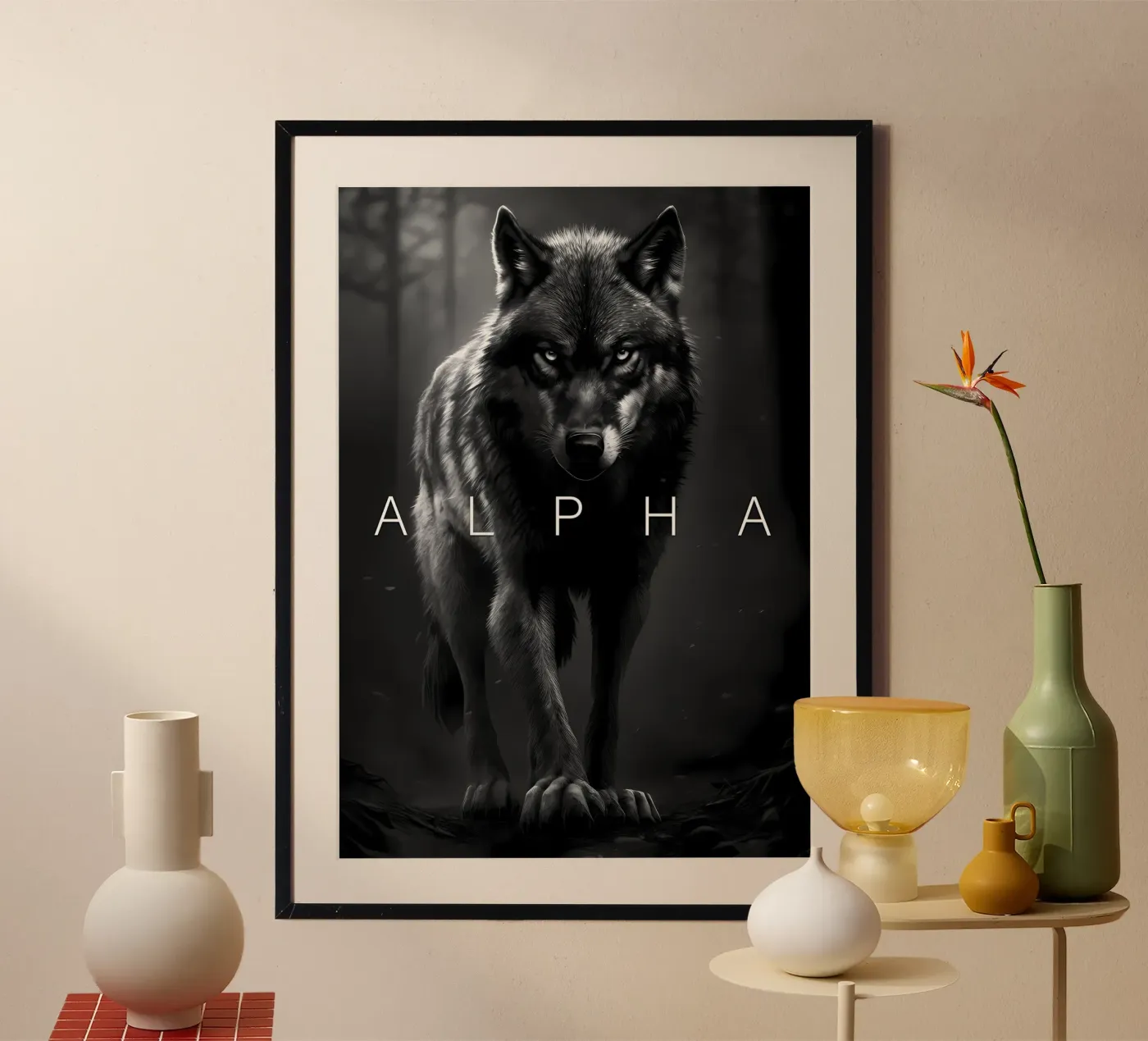 Animale lupo poster da Pierre Walton