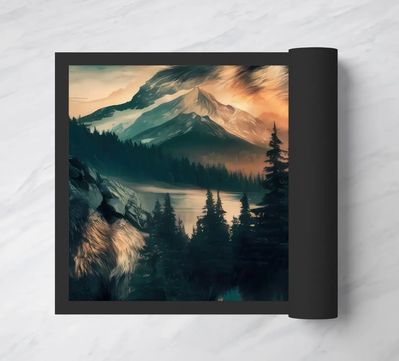 Wolf Dier deurmat van Pierre Walton